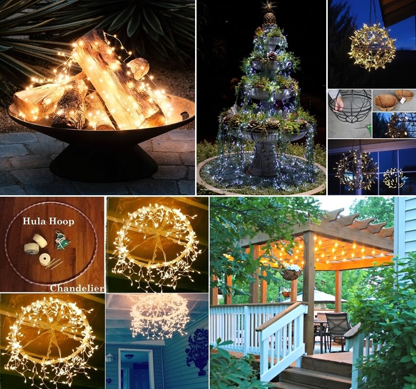 10 Magical Outdoor Decor Projects with Fairy Lights