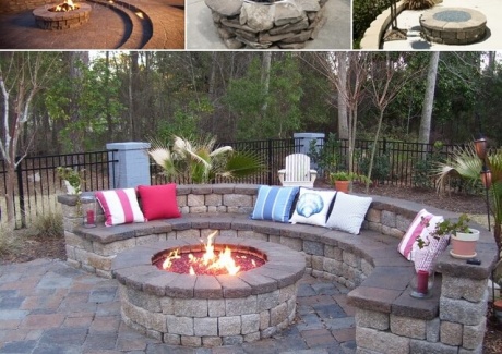 9 Stone Fire Pit Designs For Your Hoe's Outdoor fi