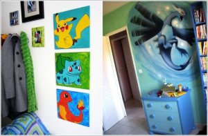 Have A Look At These Cool Pokemon Bedroom Ideas   Have A Look At These Cool Pokemon Bedroom Ideas 4 300x197 