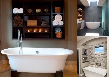 10 Chic and Classy Behind Bathtub Wall Ideas fi