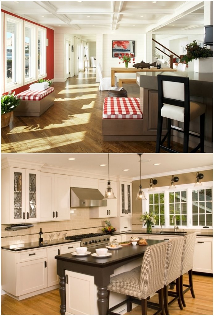 7 Ways To Decorate Your Kitchen With Checkered Pattern 4 693x1024 