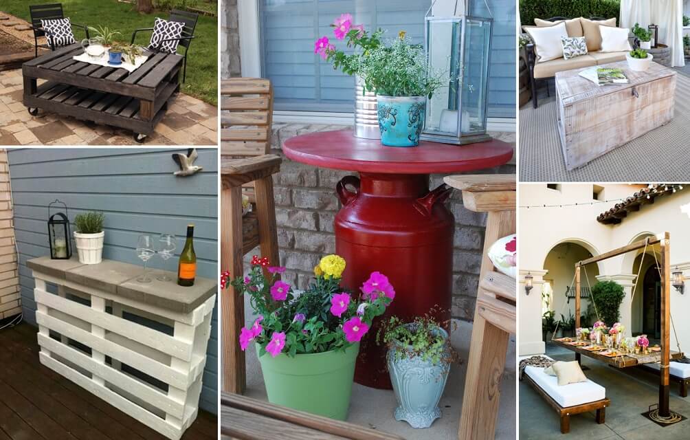 Make an Outdoor Table for Your Patio or Garden