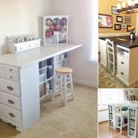 10 Cool DIY Craft Table Ideas for Your Craft Room
