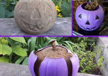 This Concrete Pumpkin Idea is Simply Superb fi