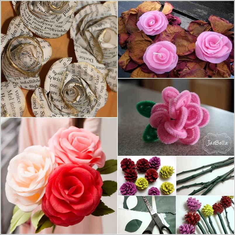 10 Creative Ways to Make Rose Crafts