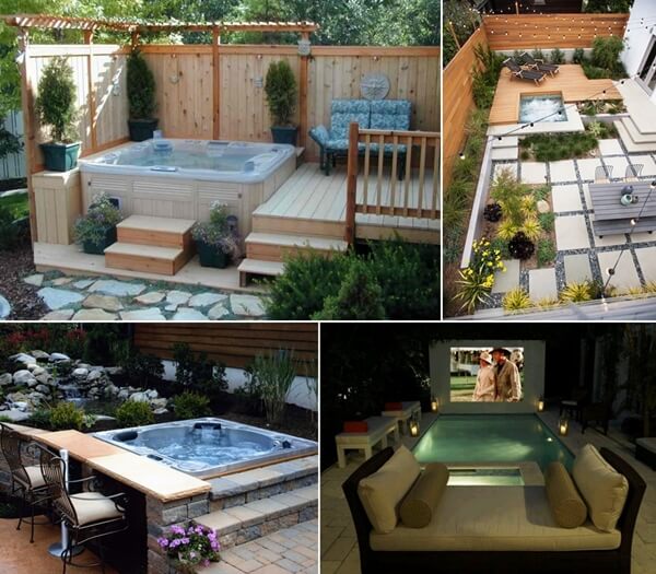 20 Relaxing Outdoor Jacuzzi Ideas You Will Admire