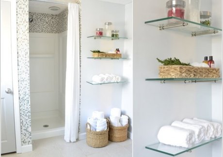 15 DIY Bathroom Shelving Ideas That Can Boost Storage 11