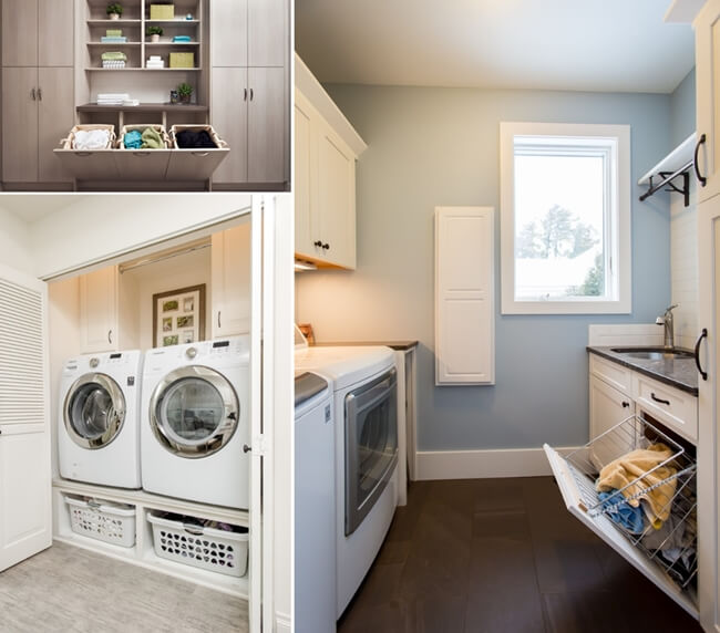 Make Your Laundry Room Practical with Hampers and Baskets