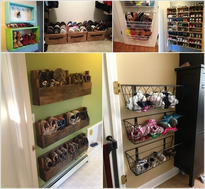 13 Things to Re-purpose for Shoe Storage