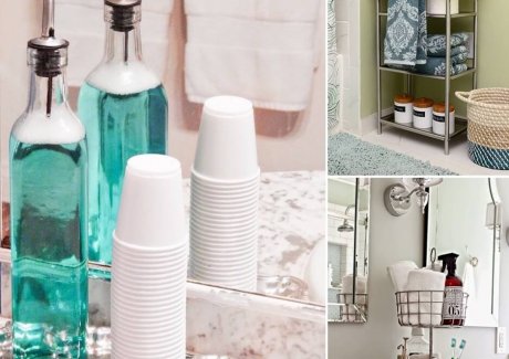 Clever 10 Minute Bathroom Storage Hacks fi