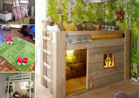 Creative Forest Themed Kids Bedroom and Nursery Decor Ideas fi