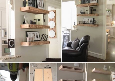 These Floating Shelves with Clavos Are So Beautiful fi