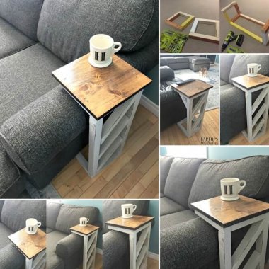 This DIY Sofa Table is Simply Awesome fi