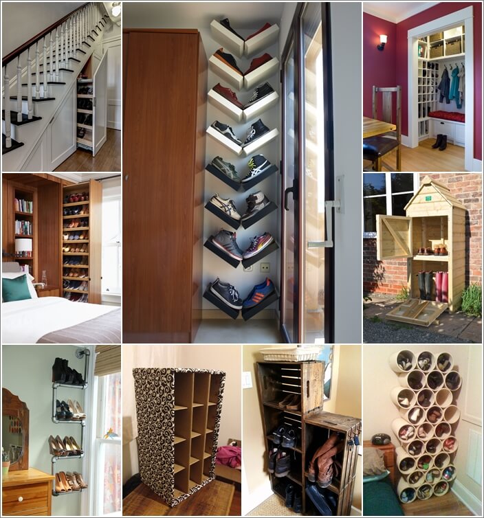 15 Clever Narrow and Vertical Shoe Storage Ideas