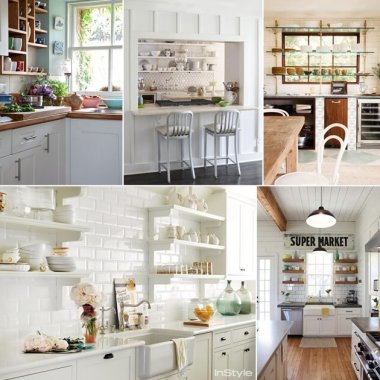 26 Wonderful Open Shelving Ideas for Your Kitchen fi