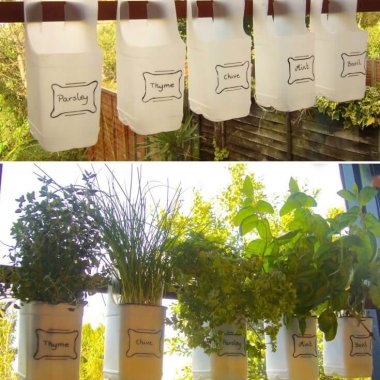 Decorate Your Home with Recycled Plastic Milk Bottles fi