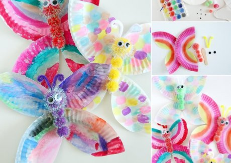 These Paper Plate Butterflies are Simply Adorable fi