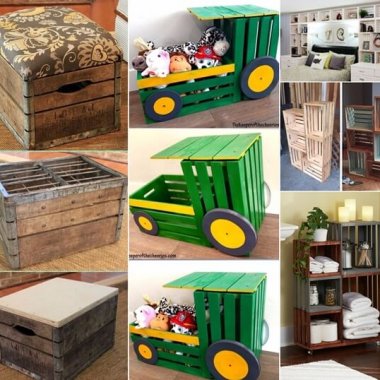 Make Budget Friendly Furniture with Wood Crates fi