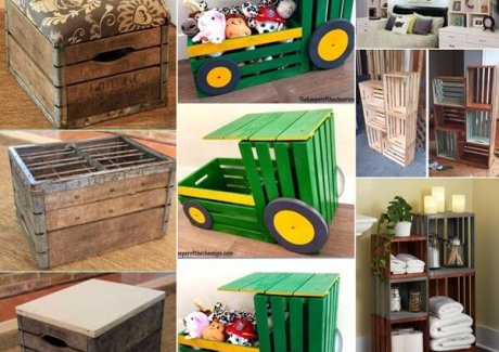 Make Budget Friendly Furniture with Wood Crates fi