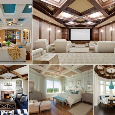 10 Amazing Coffered Ceiling Ideas fi