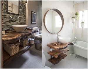 15 Ways To Decorate Your Home With Live Edge Wood