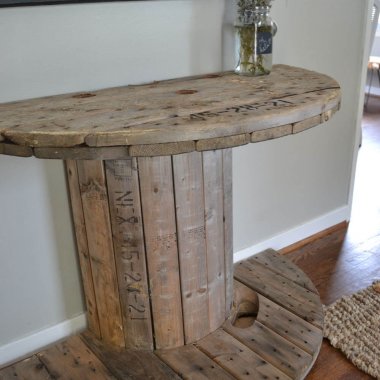 DIY Entryway Table Ideas fi