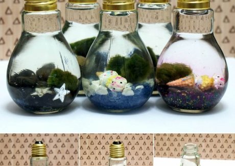 DIY Light Bulb Aquarium fi