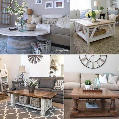 25 Charming DIY Farmhouse Table Designs fi