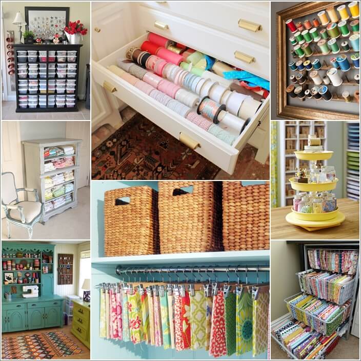 10 Clever Sewing Room Organization Ideas