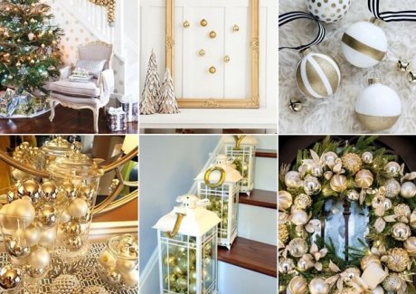 23 Glamorous Gold Christmas Decor Ideas fi