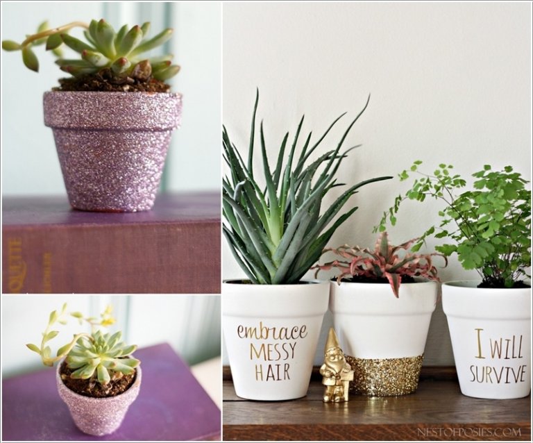 Decorate Your Flower Pots in a Creative Way