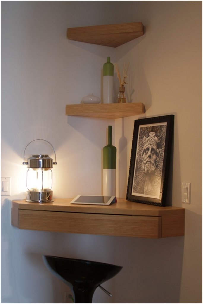 10 Clever Corner Shelf Ideas