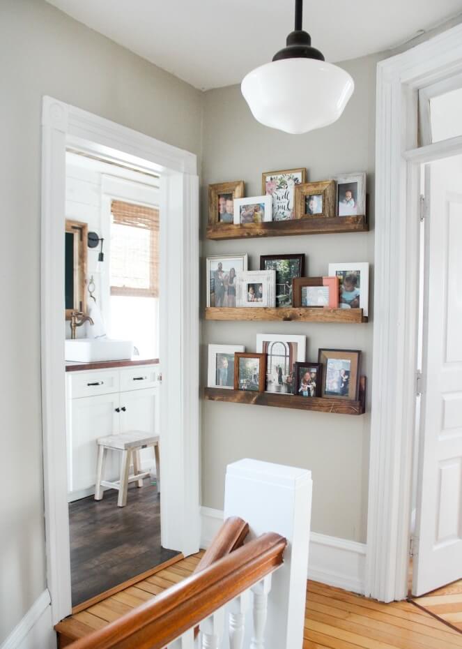 This DIY Picture Ledge Idea is Worth Trying