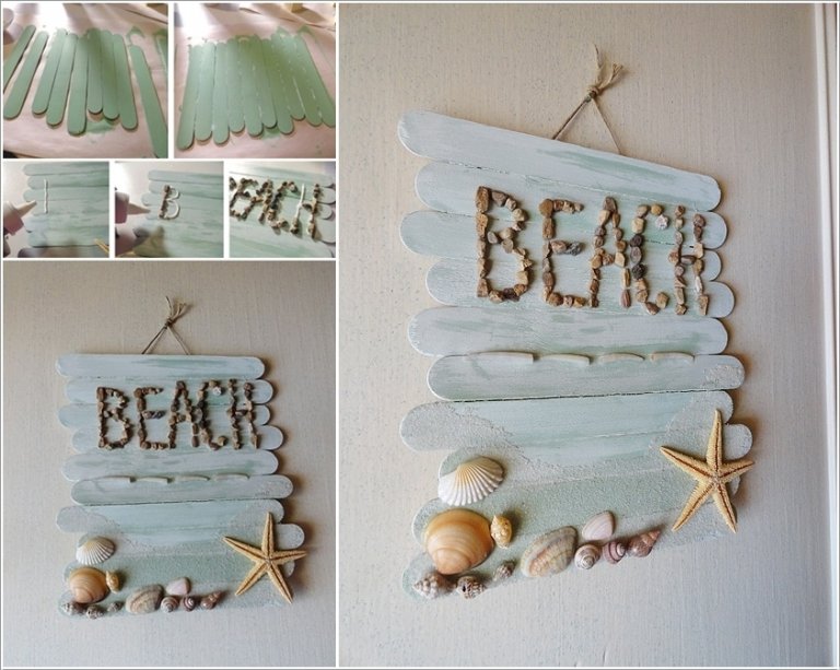 Creative Beach Inspired Wall Decor Ideas