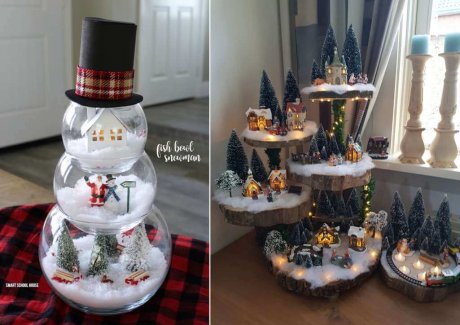 Creative Christmas Village Display Ideas