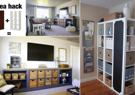 Clever IKEA Expedit Hacks