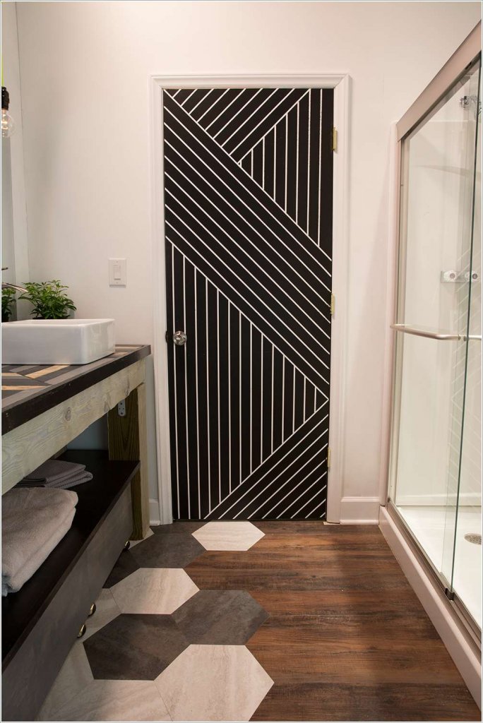 10 Wonderful Bathroom Door Ideas