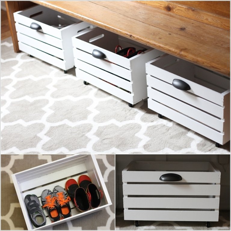 10 DIY Under Bed Storage Ideas