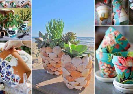 10 Fun Ideas to Decorate Your Flower Pots