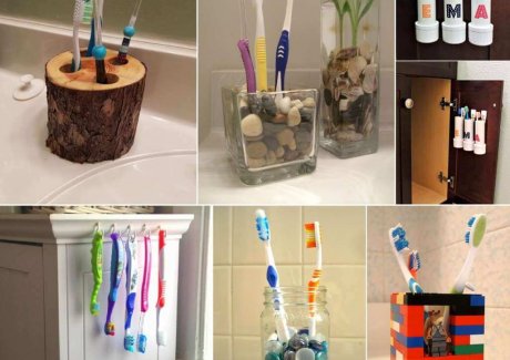 Toothbrush Storage Ideas