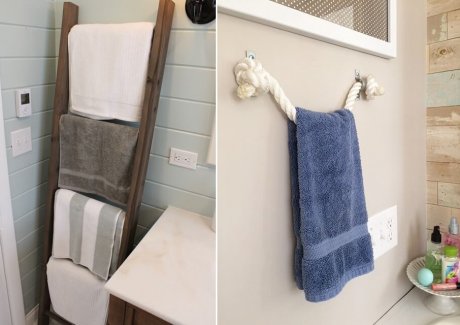 diy towel holder