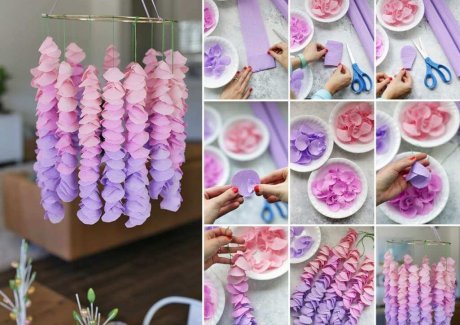 DIY Crepe Paper Decoration