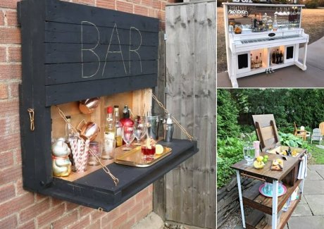 diy outdoor bar