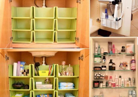 Bathroom Cabinet Organization Ideas