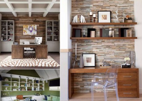 Home Office Accent Wall Ideas