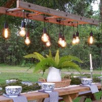 DIY Rustic Chandeliers