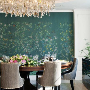 dining room accent wall