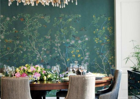 dining room accent wall