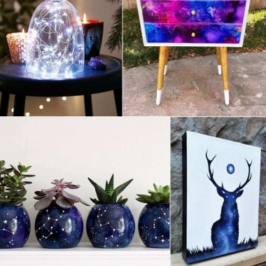 galaxy inspired home decor ideas