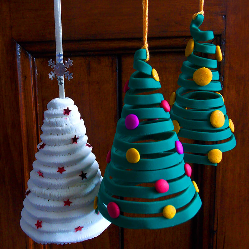 DIY Polymer Clay Christmas Ornaments